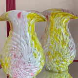 Pair of 19th century Legras tulip vases ~ Soleil
