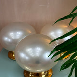 1970s large Murano pearl wall lights/ ceiling. LAST ONE AVAILABLE