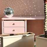 1980s Pink Italian vanity desk