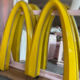 Rare Golden Arches. 1990s large McDonalds M from Notting Hill.