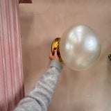 1970s large Murano pearl wall lights/ ceiling. LAST ONE AVAILABLE